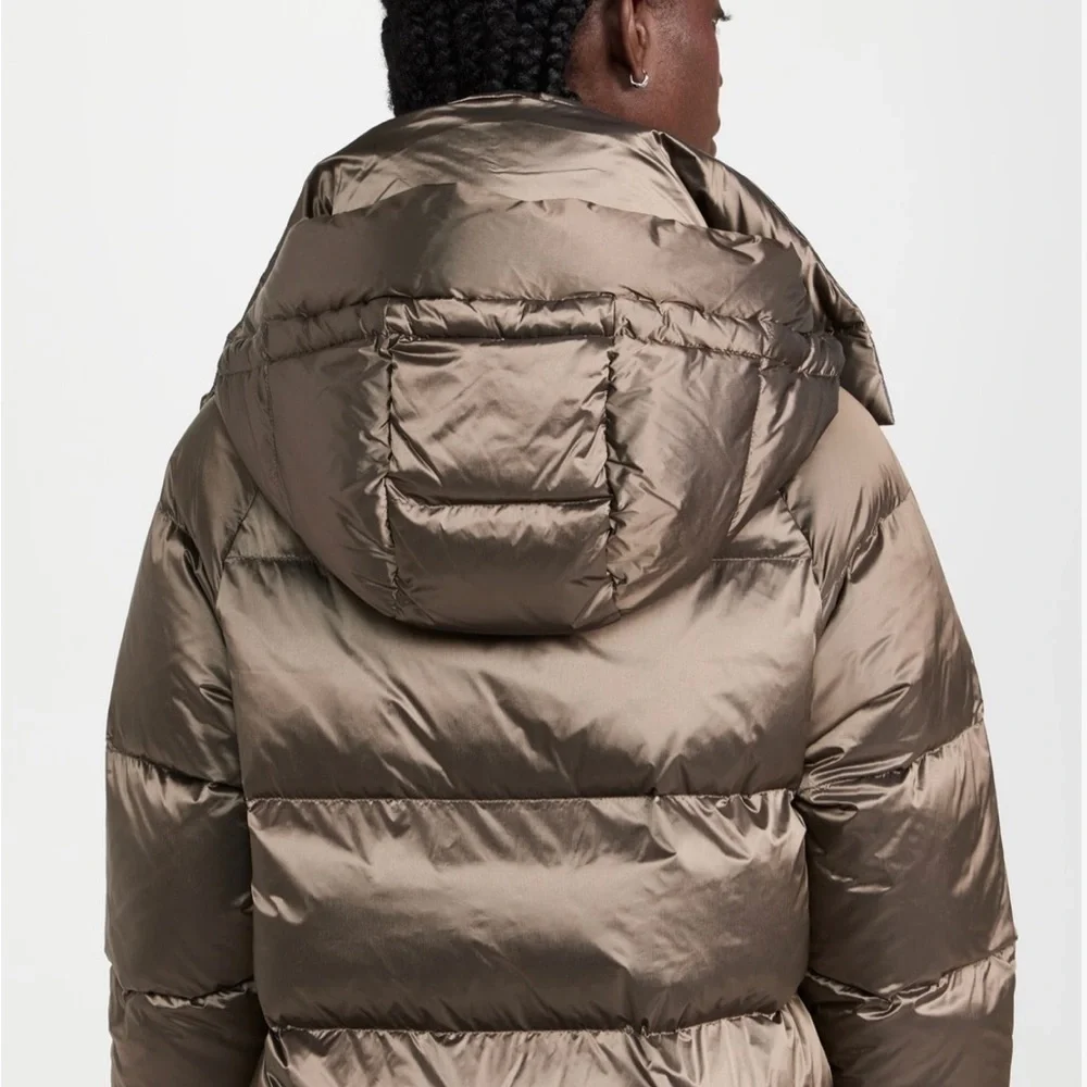 Varley Canton Down Jacket — brushed olive metallic - Picture 8 of 11